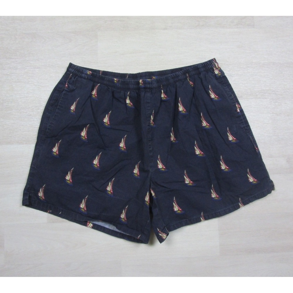 Vintage 90s Polo Sport Ralph Lauren Shorts Mens (L) AOP 4.5" Inseam Mesh Lined